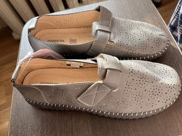 женские мокасины: Женские мокасины Marisetta - Размер: 41 (маломерят) - Цвет: серый - — 3