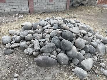 Речные валуны/голыши для ландшафтных работ и строительства. Описание
