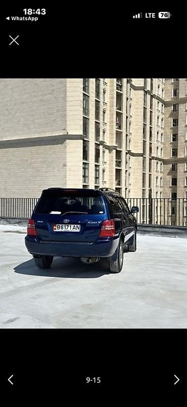 продаю тойота клюгер: Toyota Kluger: 2003 г., 2.4 л, Автомат, Бензин, Кроссовер — 4
