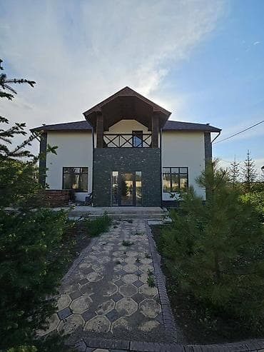 ДОМ | БЕШ-КҮҢГӨЙ | 235 м² | 6 СОТОК Район — с. Беш-Күңгөй Закрытый
