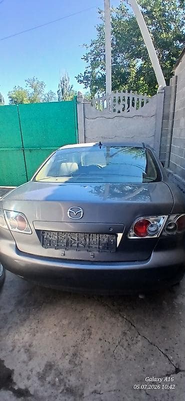 Продажа авто: Автомобиль седан темно‑серого цвета. Мазда 6 2003г. На ходу. только — 7