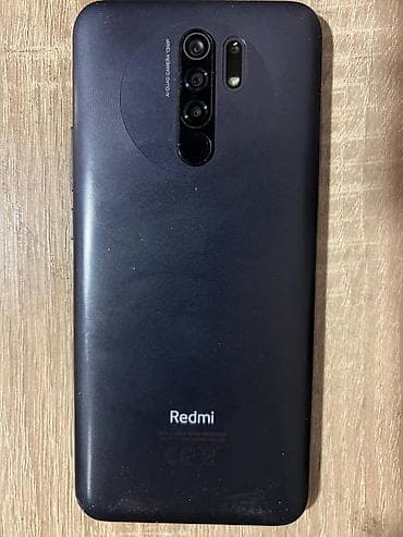 mini portable printer: Redmi, Redmi 9, Б/у, 32 ГБ, цвет - Черный, 2 SIM — 2