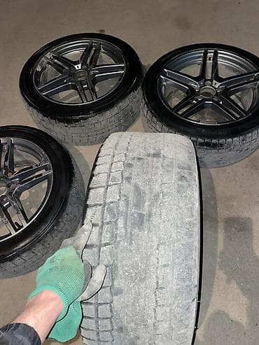 резина размер 16: Колеса в сборе 45 / R 18, Зима, Б/у, Комплект, Литые, отверстий - 5 — 3