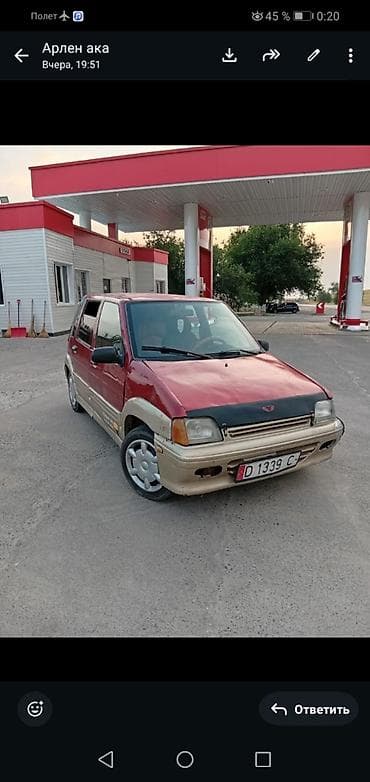 авто ровер: Daewoo Tico: 1995 г., 0.8 л, Механика, Бензин, Хэтчбэк — 2
