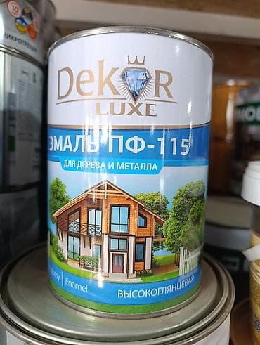 Клей: Эмаль ПФ-115 Dekor Luxe - Назначение: для дерева и металла — 1
