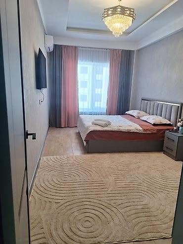 гостиница по часовой бишкек: 1 комната, Люкс, элитка, Асанбай мкр, Круглосуточное заселение — 6