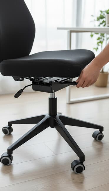 фурнитура для мягкой мебели: Механизм качания для офисного кресла Металлический механизм сиденья — 1