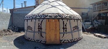 стар: Аренда юрты, Каркас Деревянный, 65 баш, С полом, Самовар, Стол — 2