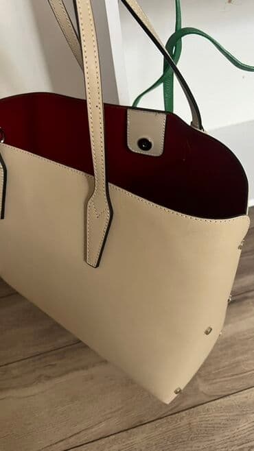 у настоящей женщины должна быть сумка из италии: Сумка-шоппер из гладкой натуральной кожи, италия, использована — 2