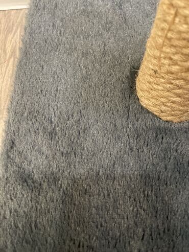 Собаки: Когтеточка для кошек с игрушкой, 31/31 см синяя платформа, высота 50 — 3