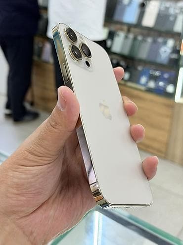 iphone 15 pro: IPhone 13 Pro Max, Б/у, 512 ГБ, Золотой, Защитное стекло, Чехол, 86 % — 6