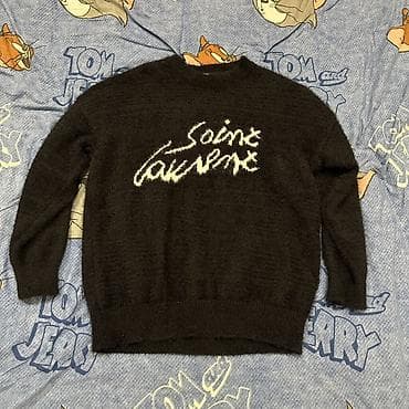 сиреневая кофта: Мужской свитер, M, Yves Saint Laurent, Новый, цвет - Черный, Самовывоз, Платная доставка — 3