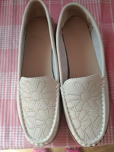 Спецодежда: Женские мокасины/лоферы бежевого цвета. Мягкие,лёгкие,удобные - — 1