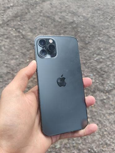 Уюлдук телефондор жана аксессуарлар: IPhone 12 Pro, Колдонулган, 256 ГБ, Графит, 100 % — 1