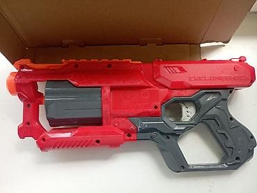 Охота и рыбалка: Редкий для колекции NERF Mega Cycloneshock — мощный бластер из серии — 2