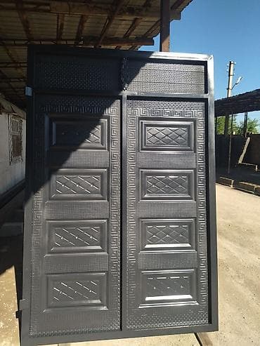 брама черный: Металлические уличные ворота и калитки - Материал: сталь, сварная — 2