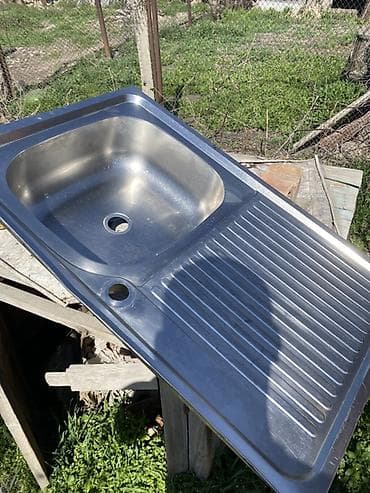 тазик складной: Кухонная мойка из нержавеющей стали с крылом для сушки посуды — 2