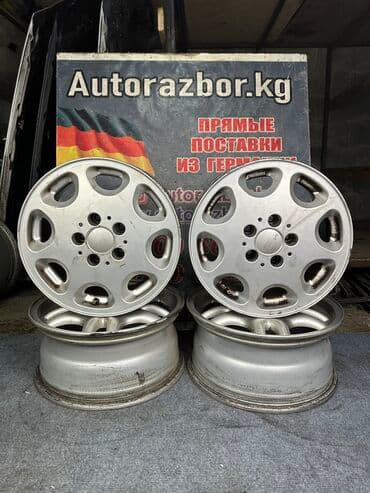 купить диски на авто в бишкеке: Литые Диски R 15 Mercedes-Benz, Комплект, отверстий - 5, Б/у — 1