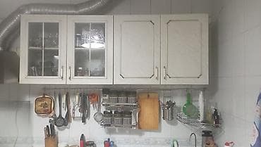 бу кухонные мебели: Кухонный гарнитур, Б/у, цвет - Бежевый, МДФ, Самовывоз — 1