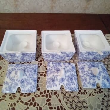 буфет буу: Набор из 3 предметов с ложечками. Для сахара, варенья и прочих — 2