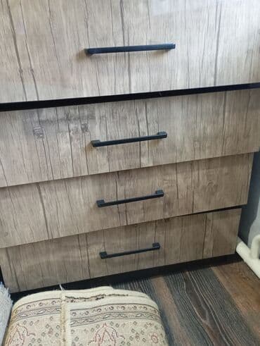 Комод для одежды, Без зеркала, ЛДСП, цвет - Коричневый