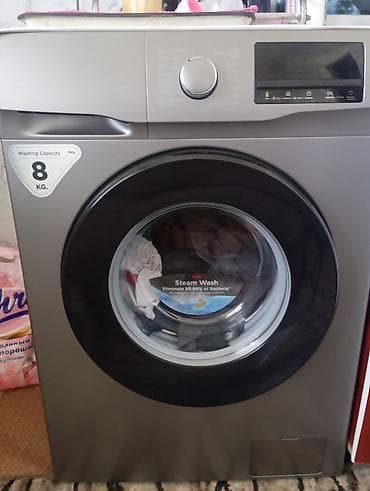 Новая пользуюсь 3 месяца.Стиральная машина TCL, фронтальная загрузка