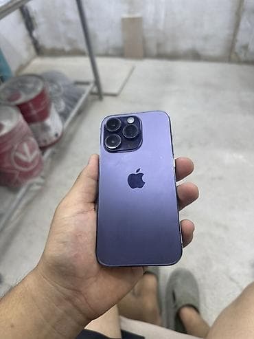 Техника жана электроника: IPhone 14 Pro, фиолетовый (Deep Purple) - Экран 6.1", Super Retina — 1
