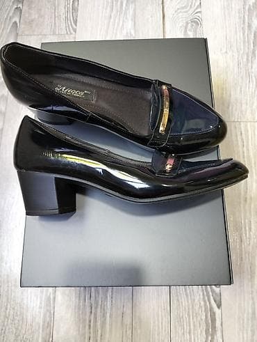 Мокасины и лоферы: Лоферы женские Mireca (Style of Turkey) - Цвет: черный, лаковая — 2