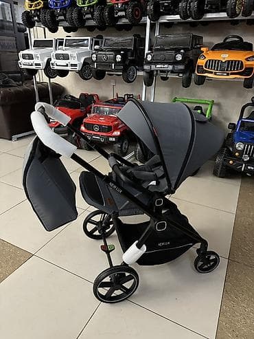 nike tech fleese: Прогулочная коляска NEW LUX (серый) - Лёгкая и маневренная рама с — 2