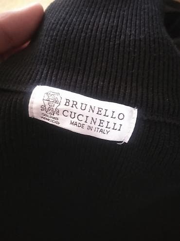 Кардиган на молнии Brunello Cucinelli, Made in Italy. - Цвет: чёрный — 2