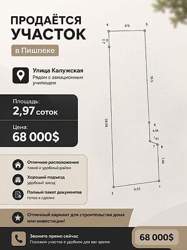 2 соток, Для строительства at lalafo.kg 2 соток, Для строительства