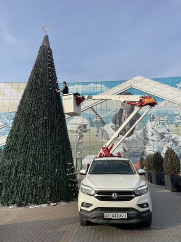 Бала бакчалар, бала багуучулар: Услуги Автовышки 12 метров, на базе пикапа, что дает доступ работать в — 1