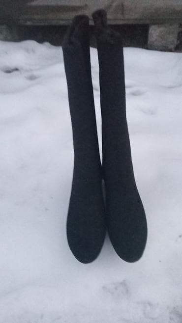 финские валенки: Валенки классические, чёрные - Материал: плотный войлок. - Высокие — 2