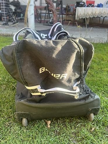 Зер буюмдар: Хоккейная сумка BAUER на колёсах - Большой вместительный отсек для — 4