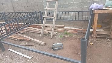 квадратные очки: Металлический забор, Другой материал, Без отделки — 3