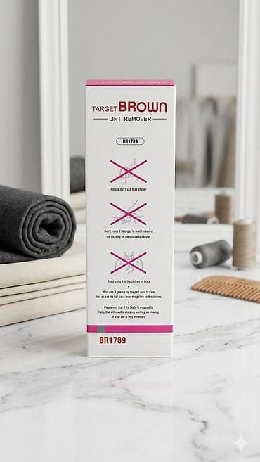 для снятия катышков: Машинка для удаления катышков Target Brown BR1789 - Тип — 3
