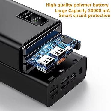 универсальные мобильные батареи для планшетов awei: Внешний аккумулятор 30000 мА·ч с быстрой зарядкой PD 22.5W Основные — 3