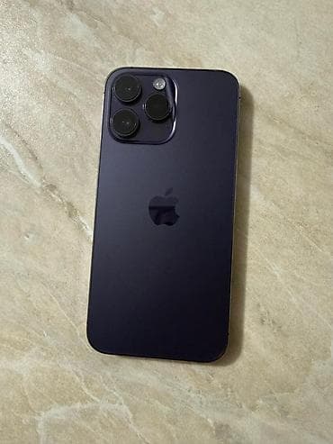 Мобильные телефоны и аксессуары: IPhone 14 Pro, Б/у, 256 ГБ, Deep Purple, 83 % — 2