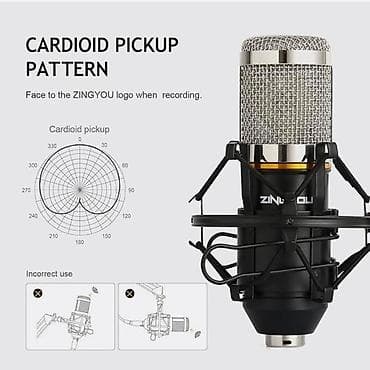 звуковые карты esi: Профессиональный конденсаторный микрофон ZINGYOU — Твой шаг к — 2