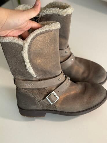 сапоги зимние speci all class эва: Сапоги, 36, Ecco, Б/у, цвет - Бежевый, Самовывоз, Платная доставка — 5