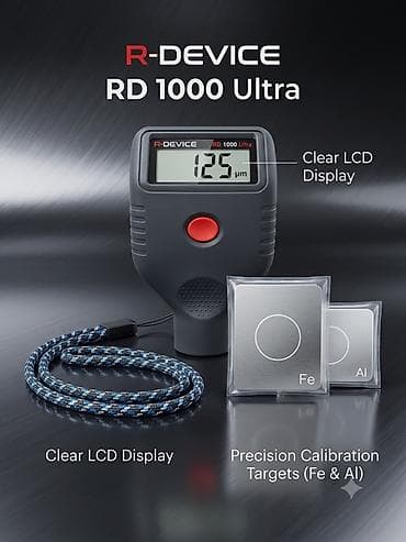 измерител: Толщиномер покрытия R-DEVICE RD 1000 Ultra - Точный измеритель — 1