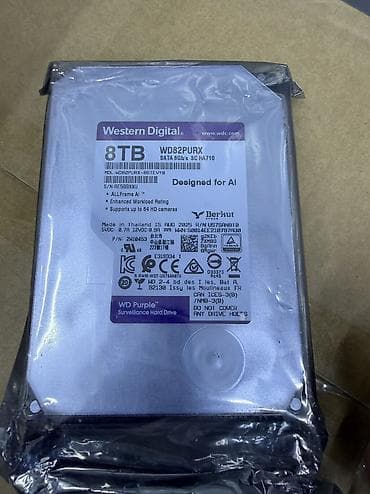 Техника жана электроника: ПК үчүн маалымат алып жүрүүчү, Жаңы, Western Digital (WD), HDD — 1