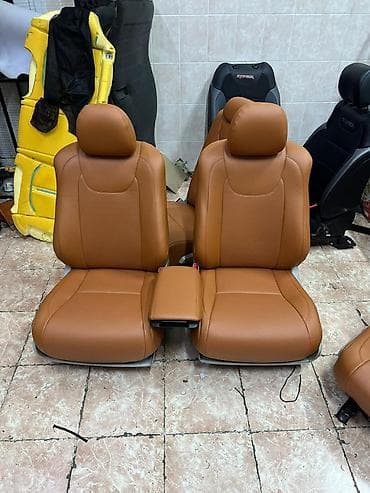 suba: Чехлы Экокожа, С подушкой, цвет - Оранжевый, Lexus, Новый, Самовывоз — 4