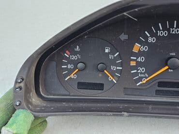спидометры: Щиток приборов Mercedes-Benz 1997 г., Б/у, Оригинал, Германия — 3