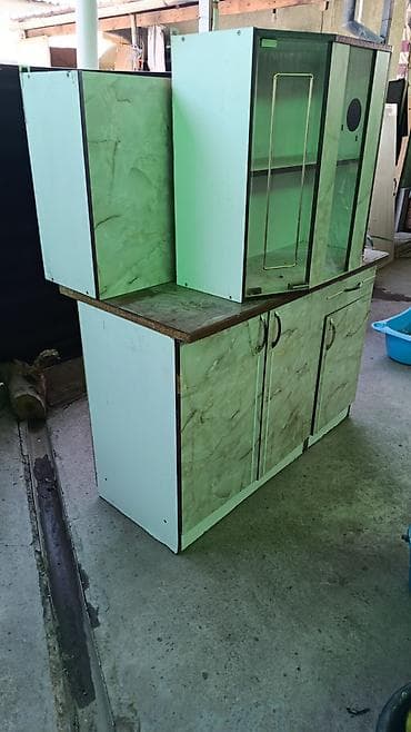 маленькая мебель: Гарнитур для прихожей, Б/у, Зеркало, ДСП, Самовывоз, цвет - Бежевый — 10