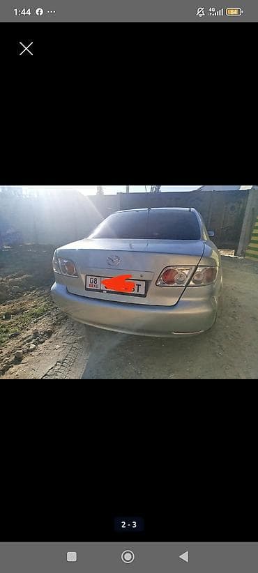 Mazda 6: 2002 г., 2 л, Седан