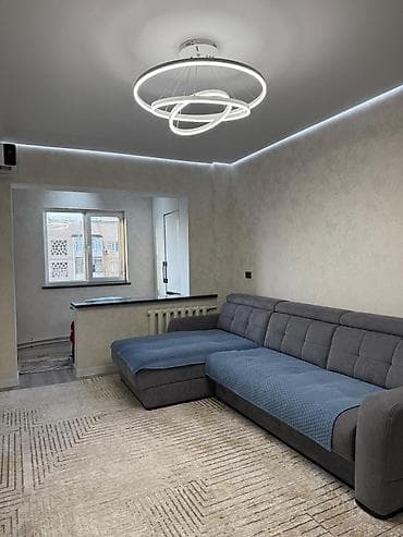 8 мкр: 1 комната, 34 м², 106 серия, 8 этаж, Евроремонт — 1