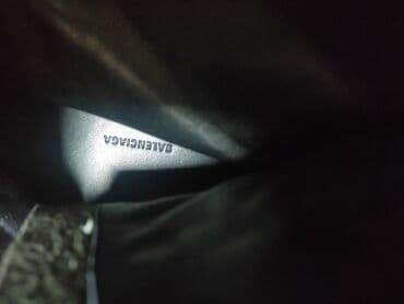 чоботи 37: Мужские ботинки, 43, Balenciaga, Б/у, цвет - Черный, Платная доставка — 10