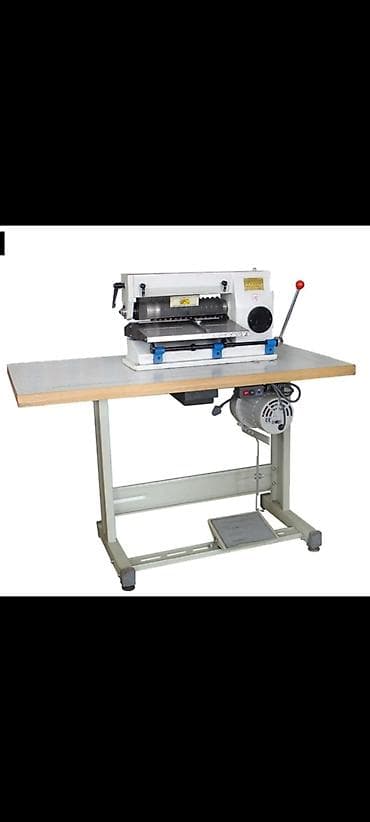 пвх ткань: Промышленная машина для высечки/перфорации и биговки (роликового типа) — 1