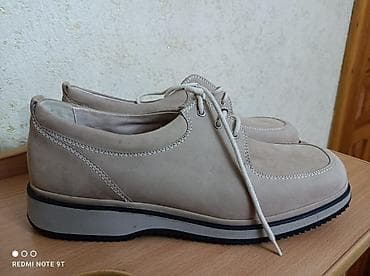lining flex: Женские туфли из нубука, 2 пары (светлые оттенки беж/серо-беж). Пара — 4